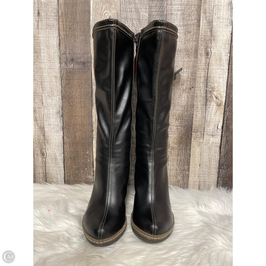 Boots Knee Heels By Cme In Black, Size: 7