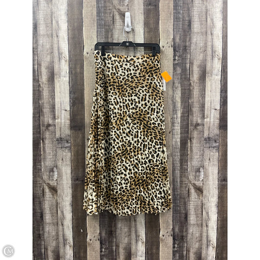 Skirt Midi By Japna In Animal Print, Size: L