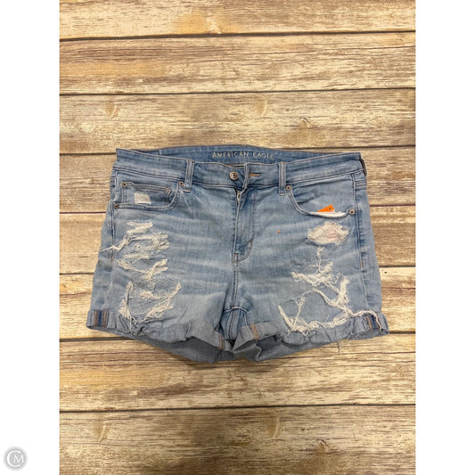 Shorts By American Eagle In Blue Denim, Size: 14