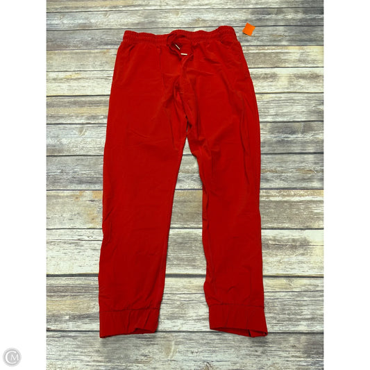 Athletic Pants By Zyia In Red, Size: L