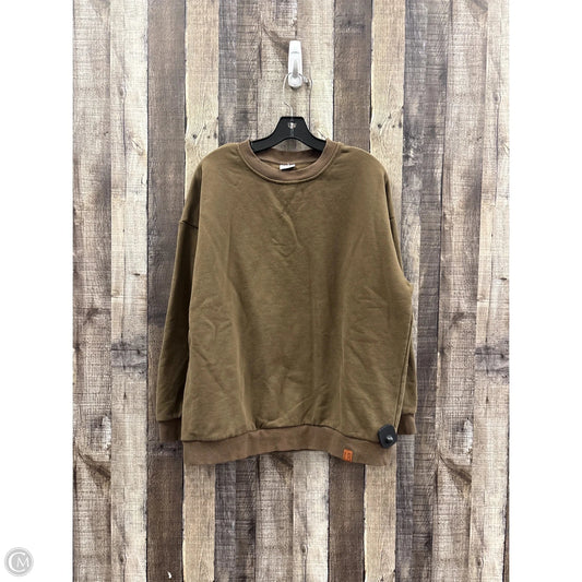 Sweatshirt Crewneck By Cme In Brown, Size: L