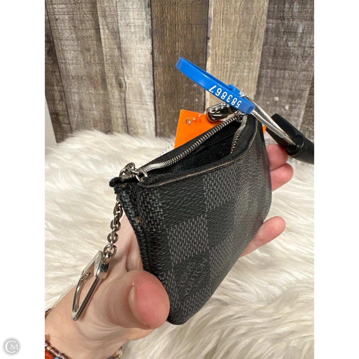 Key Chain Luxury Designer By Louis Vuitton, Size: Small