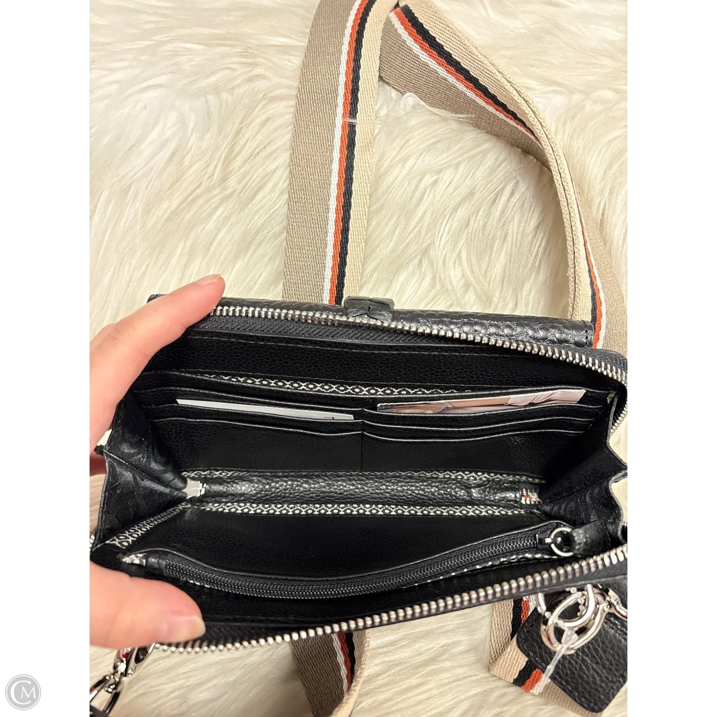 Crossbody Leather By Brighton, Size: Medium