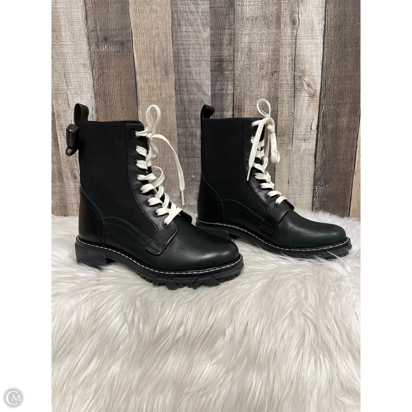 Boots Ankle Flats By Rag And Bone In Black, Size: 7.5