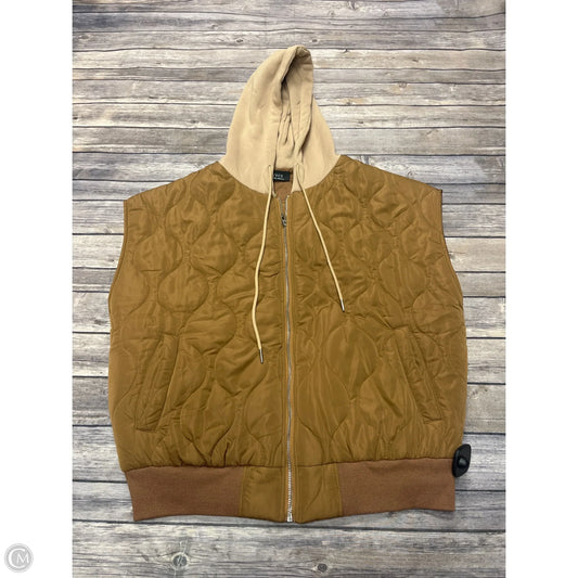 Vest Puffer & Quilted By Vici In Tan, Size: Xs