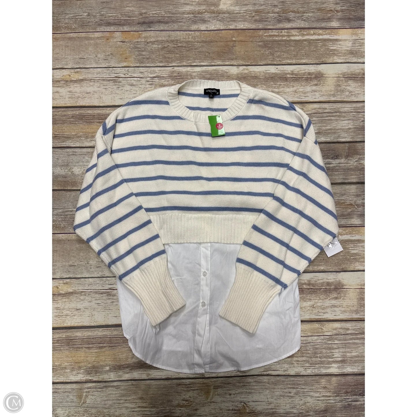 Sweater By Originality In Striped Pattern, Size: S