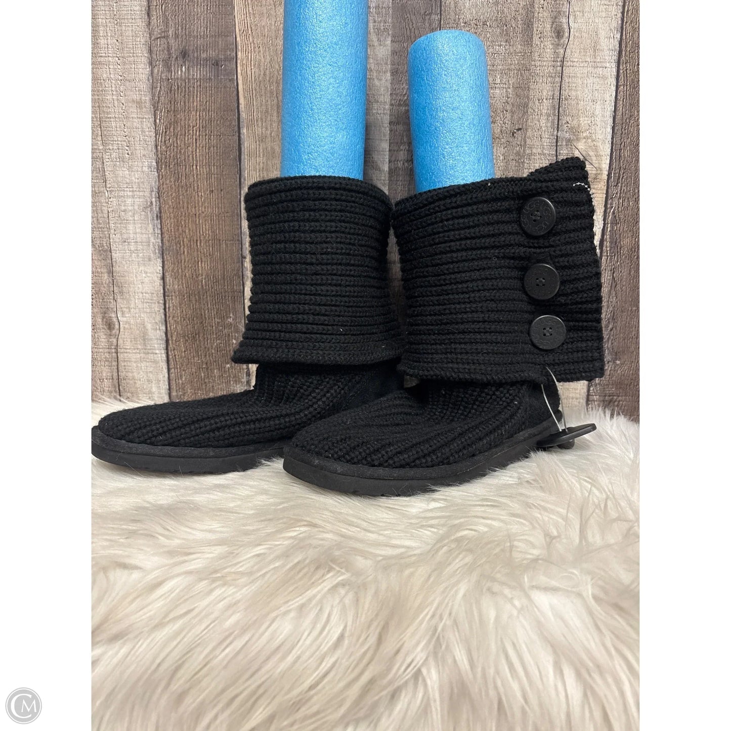 Boots Designer By Ugg In Black, Size: 8