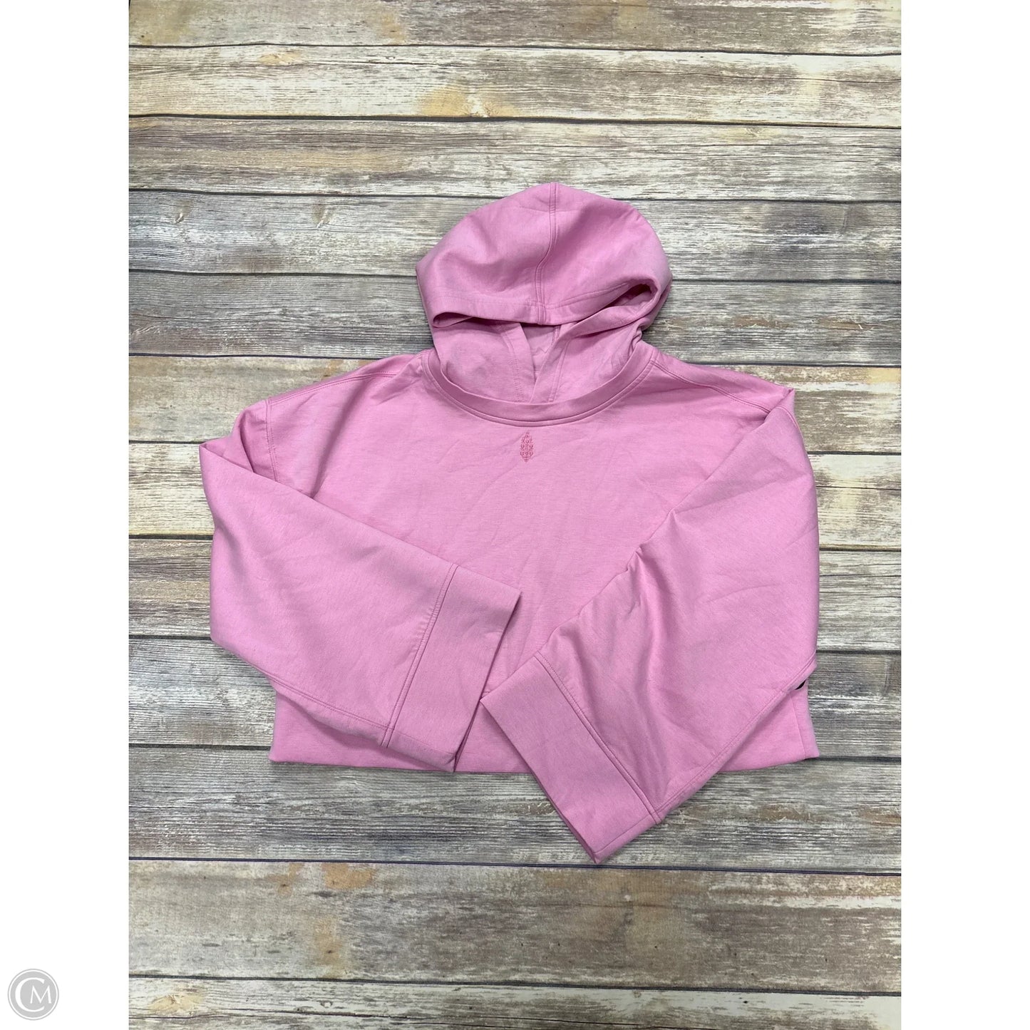 Sweatshirt Hoodie By Free People In Pink, Size: M