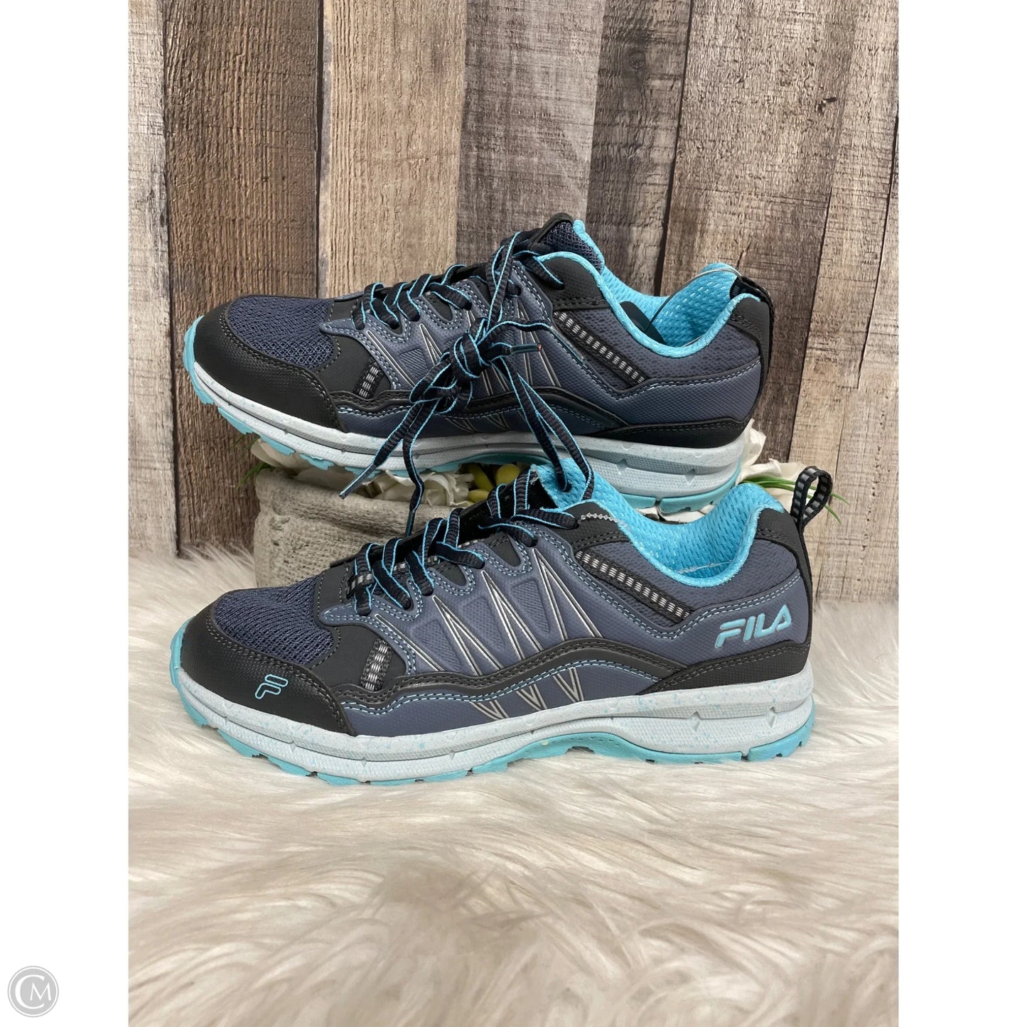Shoes Athletic By Fila In Blue, Size: 8.5