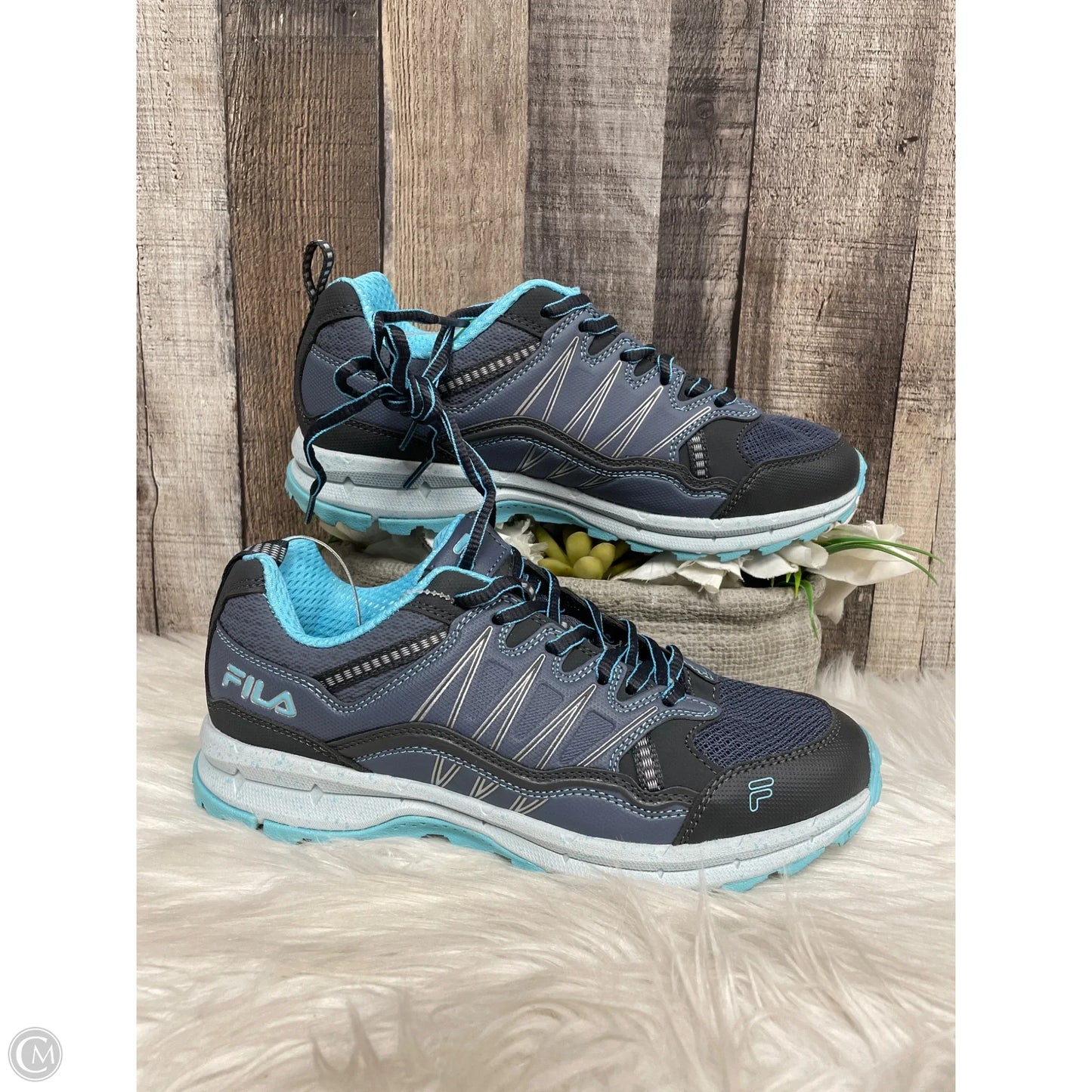 Shoes Athletic By Fila In Blue, Size: 8.5