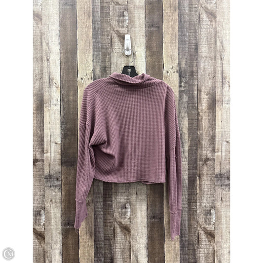 Top Long Sleeve By Wild Fable In Purple, Size: L