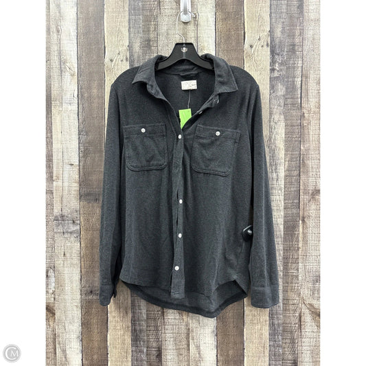 Top Long Sleeve By Top Shop In Black, Size: S