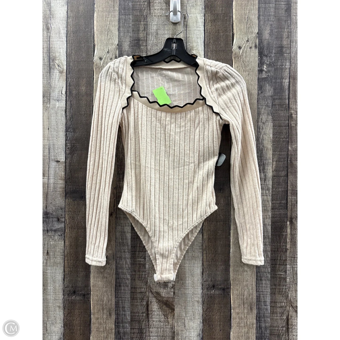 Bodysuit By Shein In Tan, Size: Xs