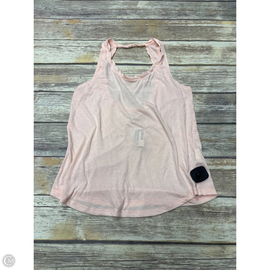Athletic Tank Top By Nike In Pink, Size: S