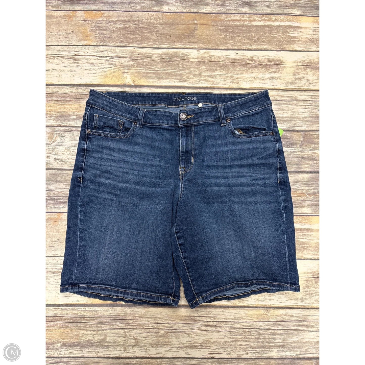 Shorts By Maurices In Blue Denim, Size: 1x