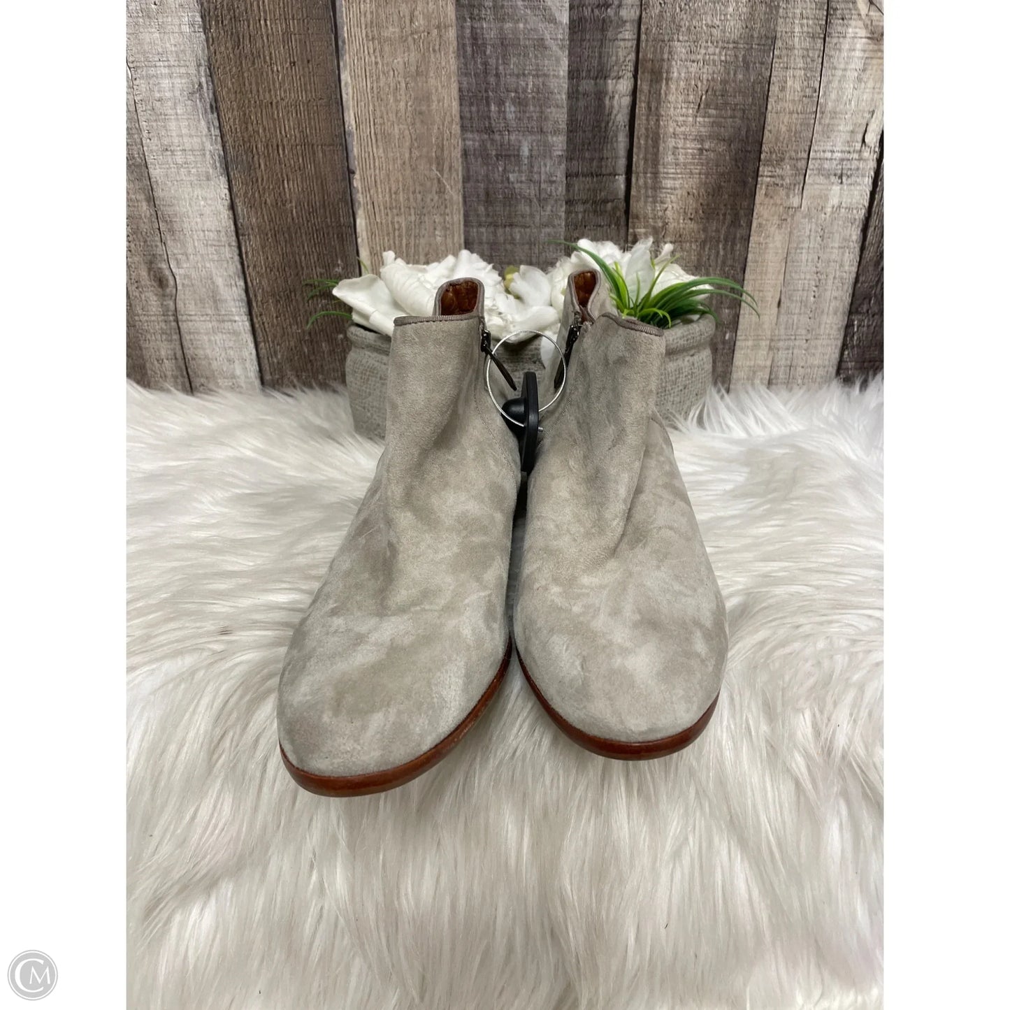 Boots Ankle Flats By Sam Edelman In Tan, Size: 10