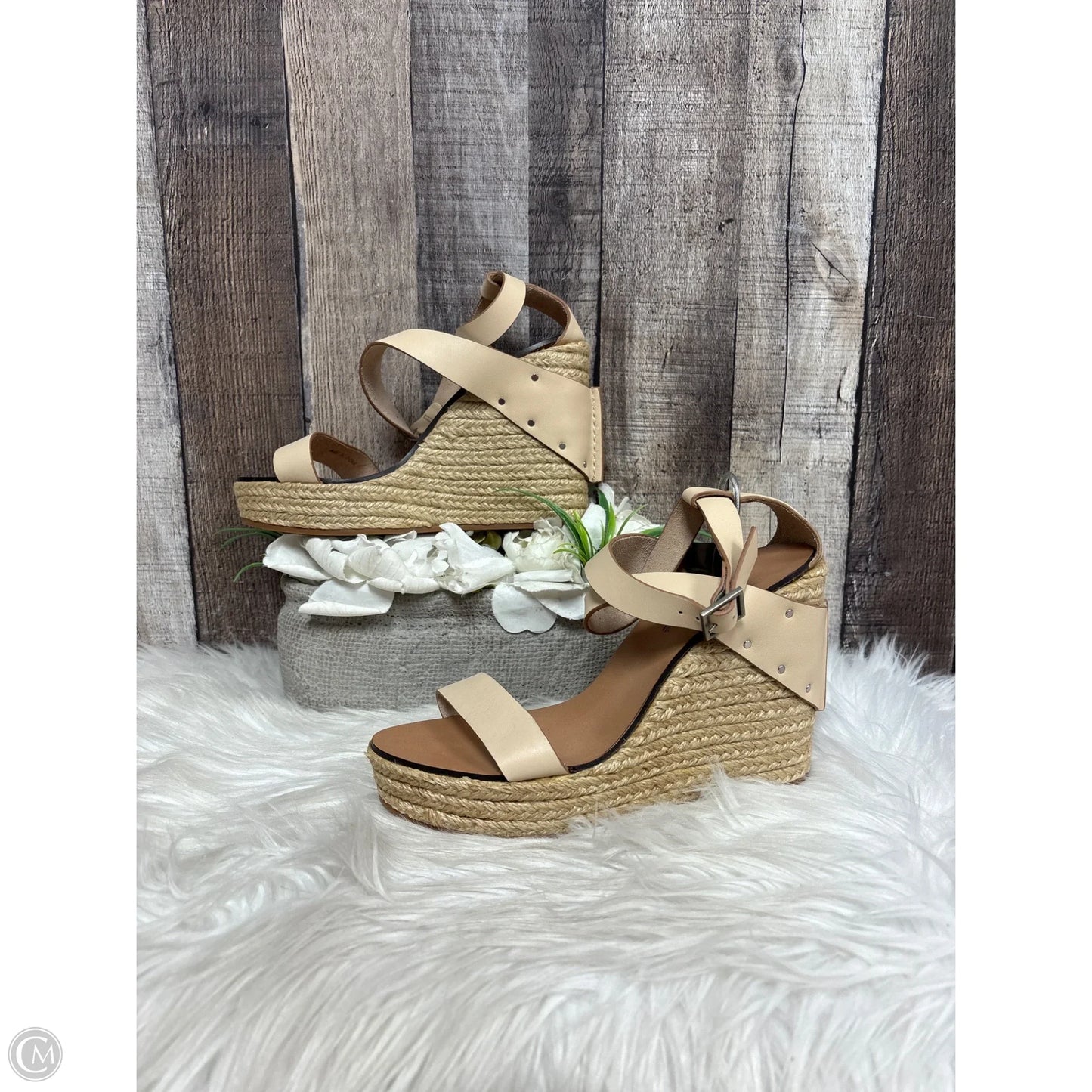 Sandals Designer By See By Chloe In Tan, Size: 7.5