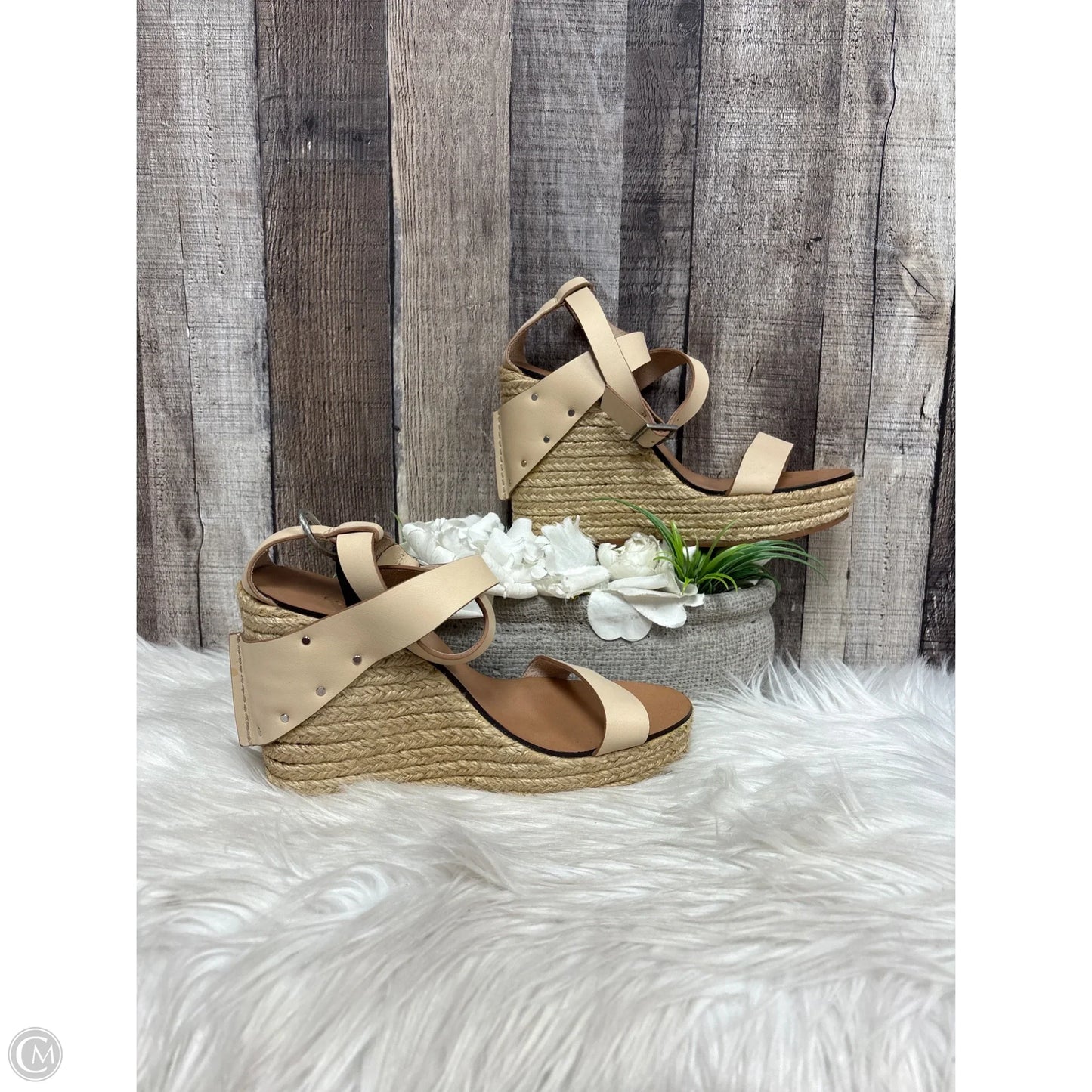 Sandals Designer By See By Chloe In Tan, Size: 7.5