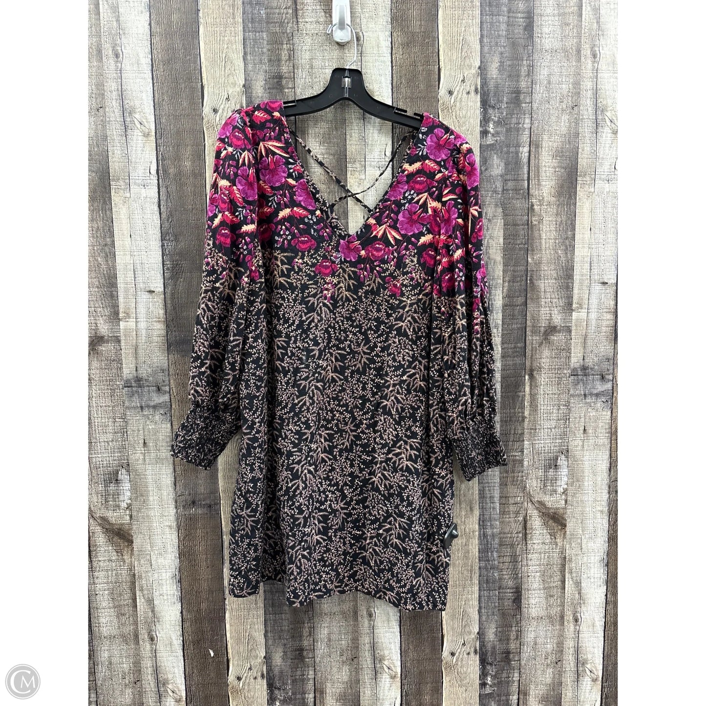 Dress Casual Short By Anthropologie In Floral Print, Size: Xlp