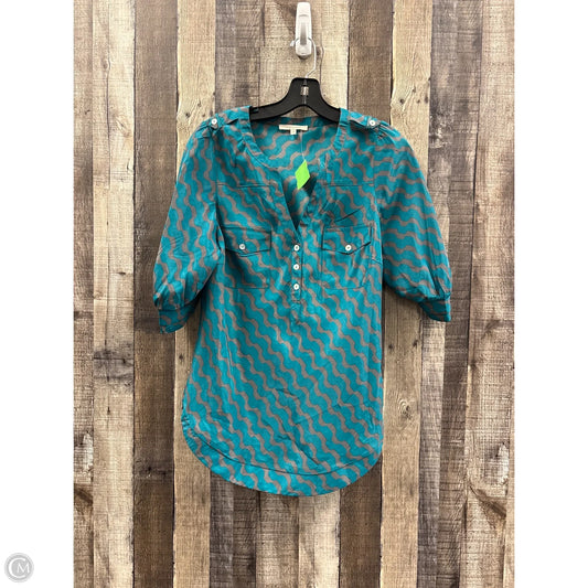 Top Short Sleeve By 41 Hawthorn In Teal, Size: S