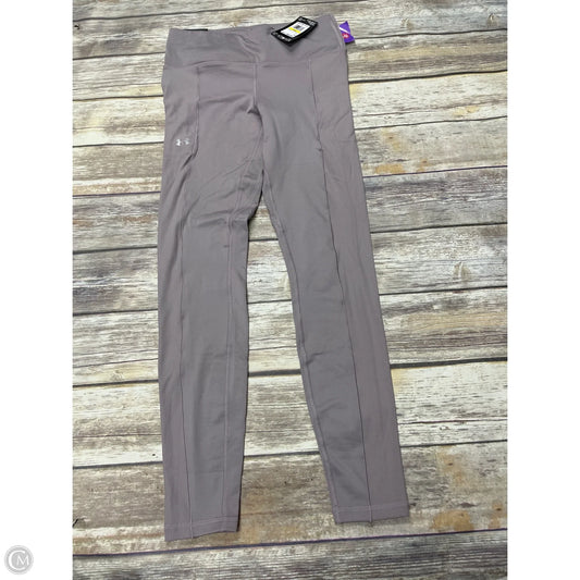 Athletic Leggings By Under Armour In Tan, Size: M