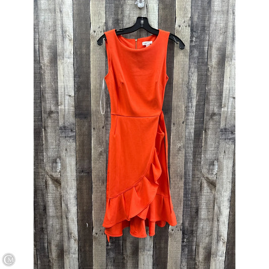 Dress Work By Calvin Klein In Red, Size: S