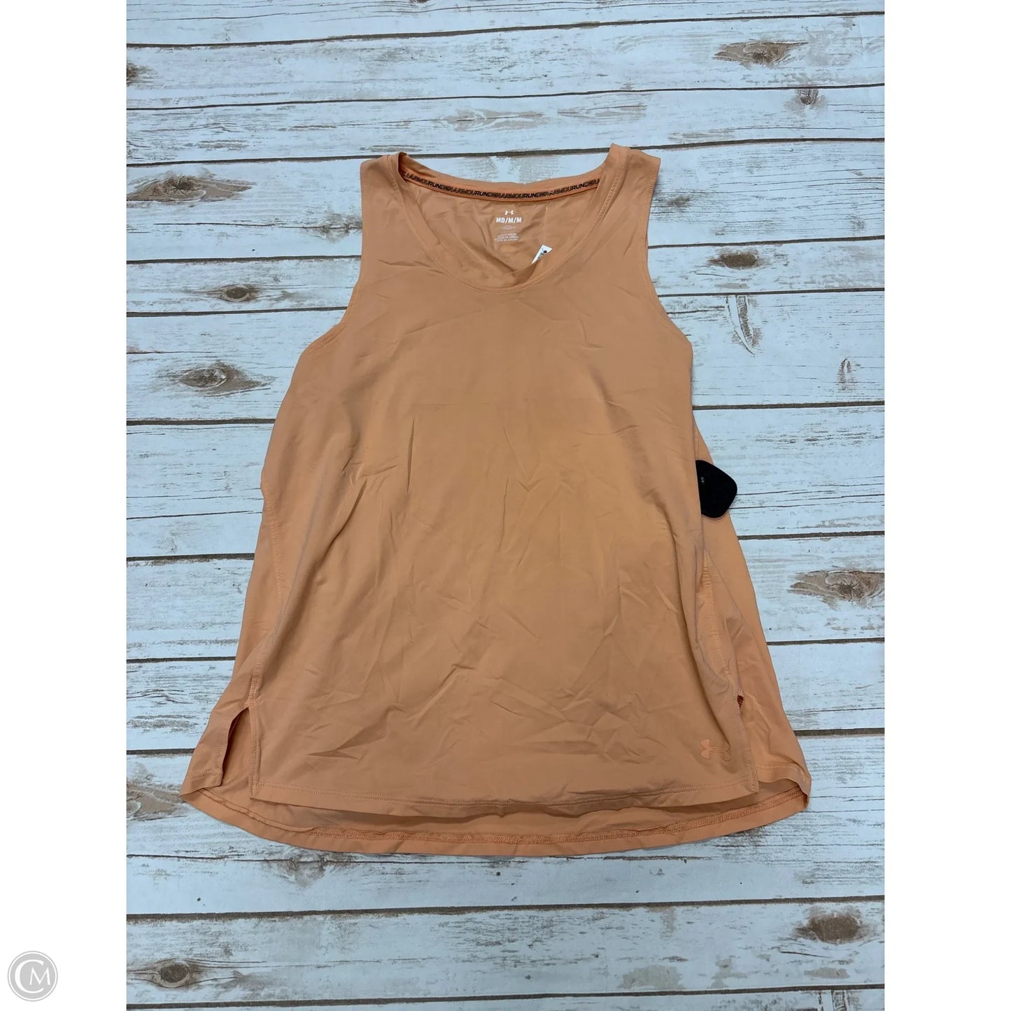 Athletic Tank Top By Under Armour In Orange, Size: M