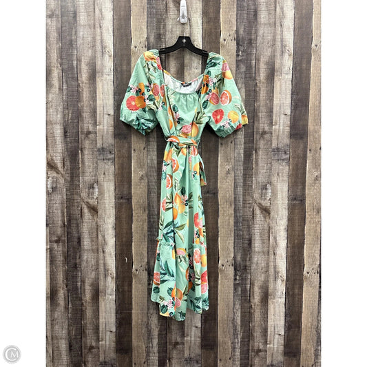Dress Casual Midi By Bloomchic In Green, Size: Xl