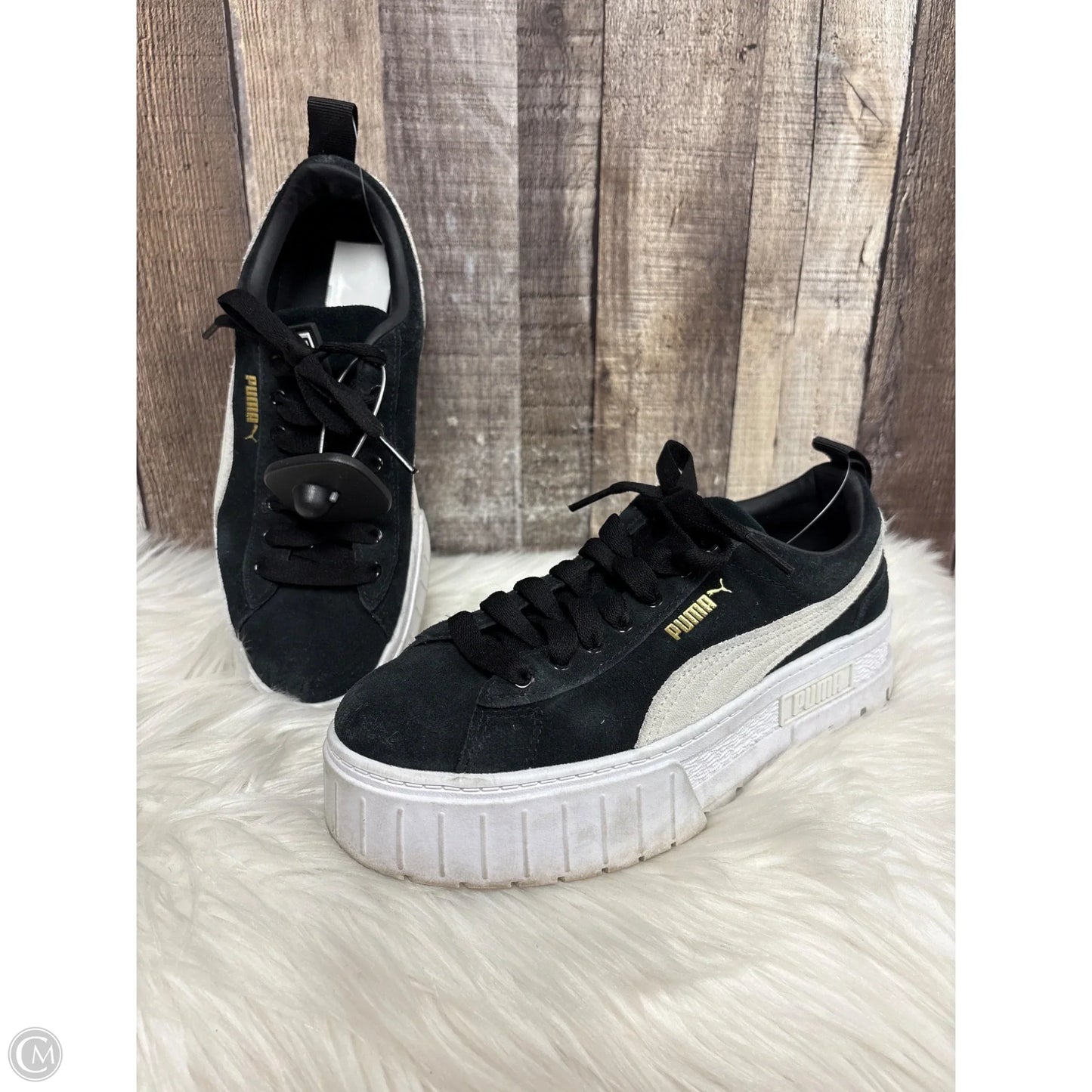 Shoes Sneakers By Puma In Black, Size: 7.5