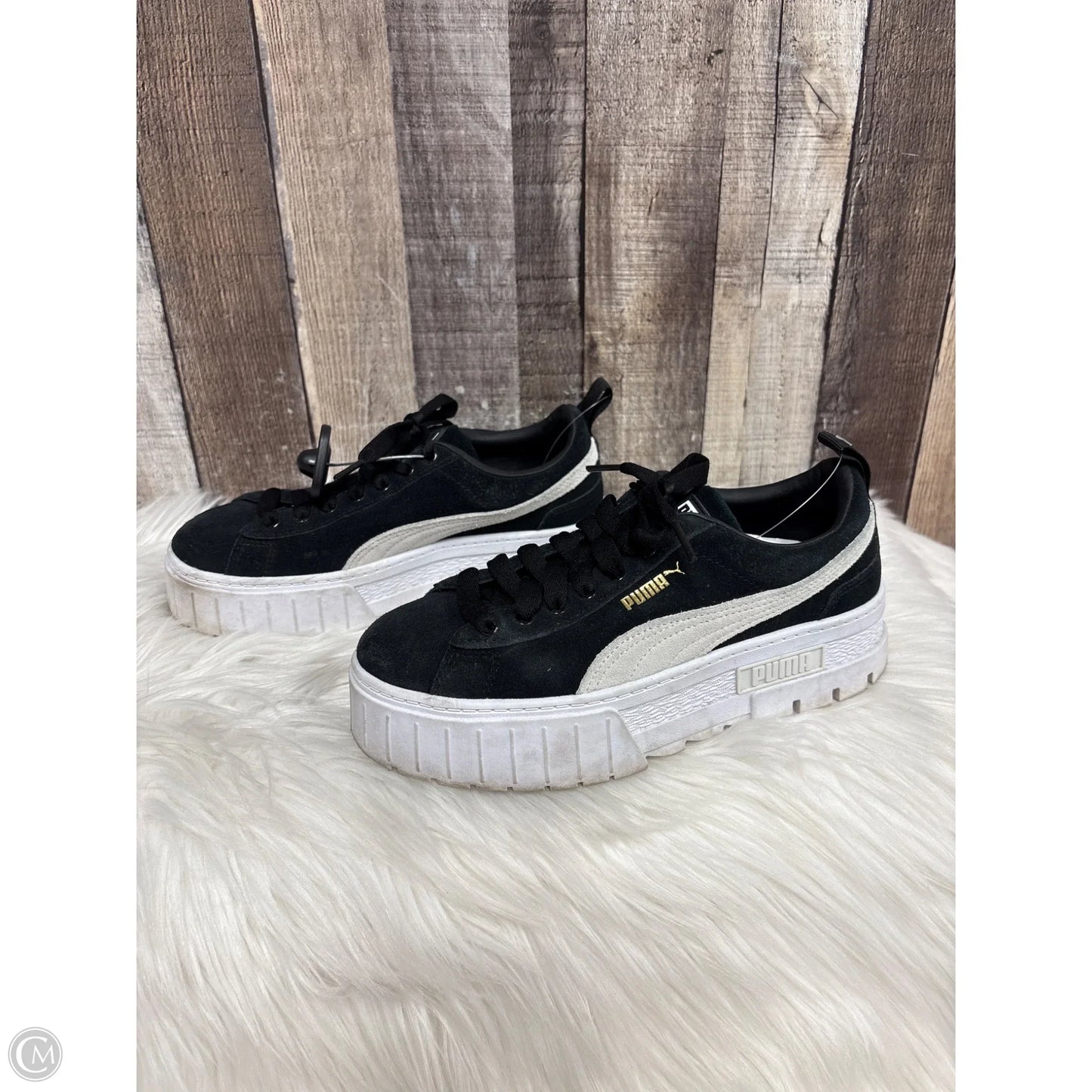 Shoes Sneakers By Puma In Black, Size: 7.5