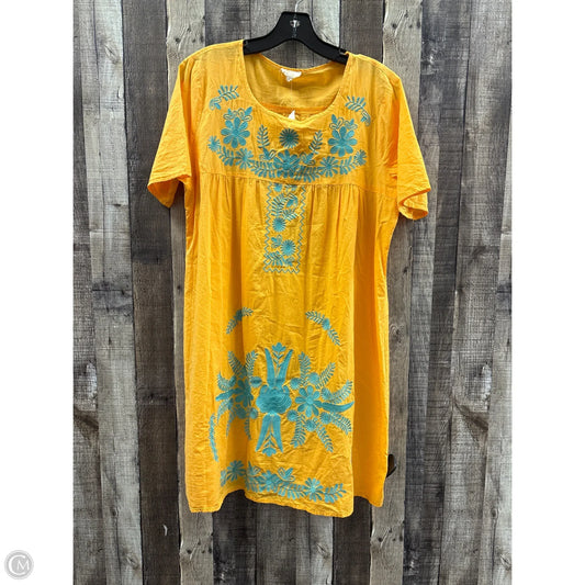 Dress Casual Short By Cme In Orange, Size: L