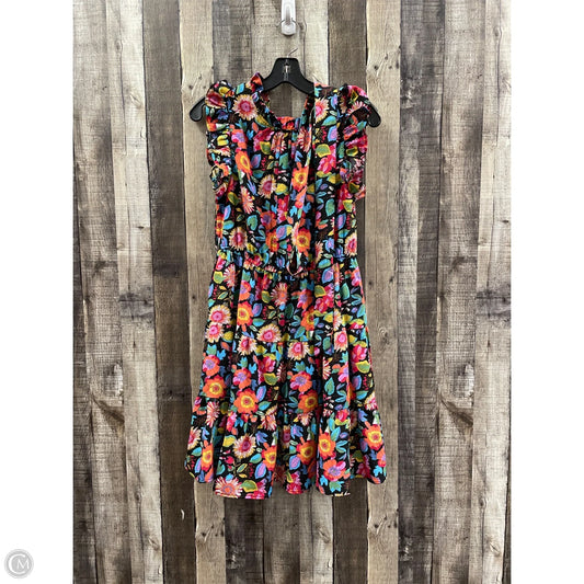 Dress Casual Short By Jodifl In Floral Print, Size: M