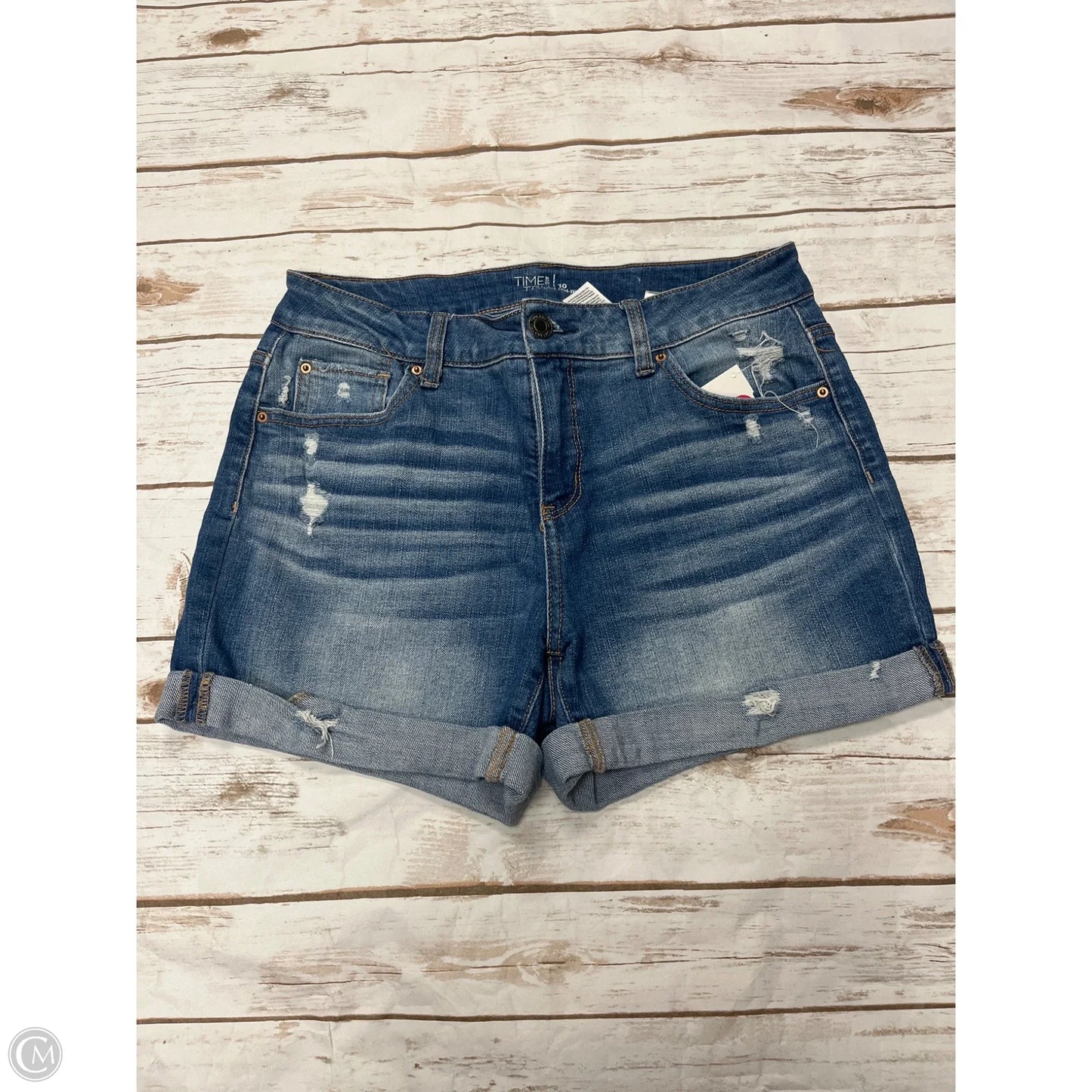 Shorts By Time And Tru In Blue Denim, Size: 10
