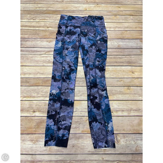 Athletic Leggings By Lululemon In Multi-colored, Size: 4