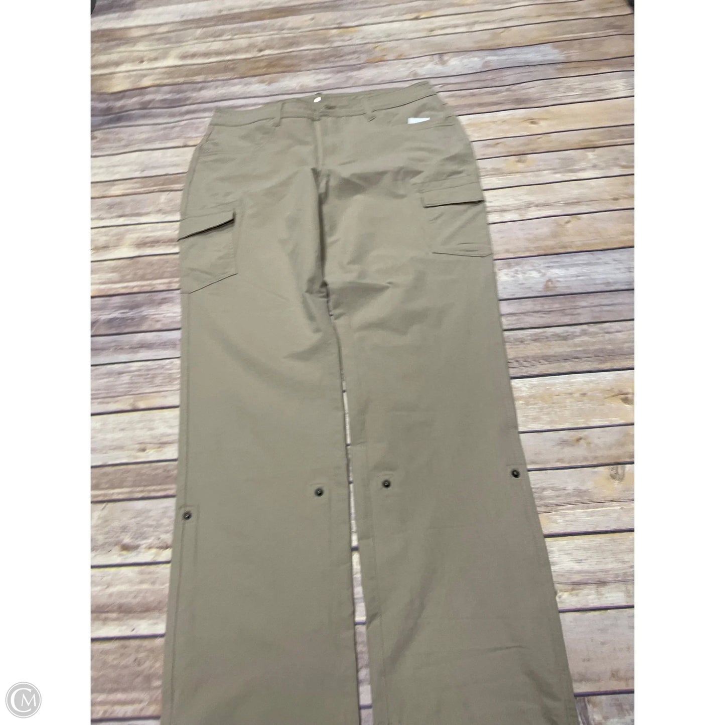 Athletic Pants By Eddie Bauer In Tan, Size: 10