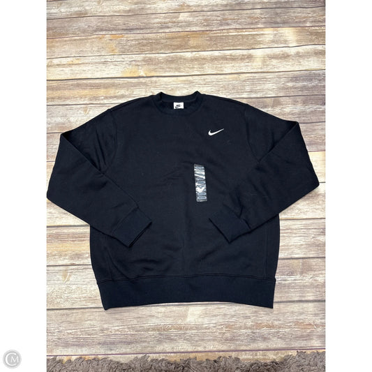 Sweatshirt Crewneck By Nike In Black, Size: Medium