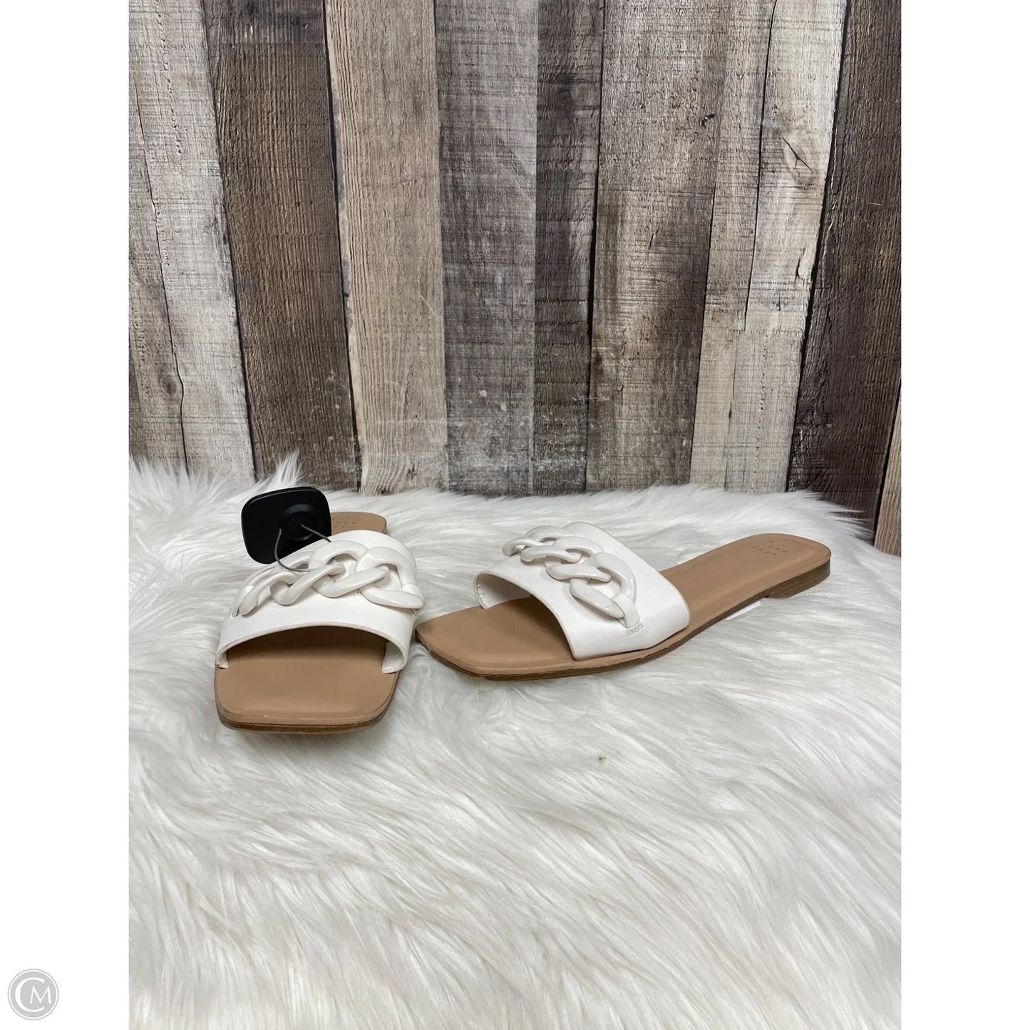 Sandals Flats By A New Day In White, Size: 9