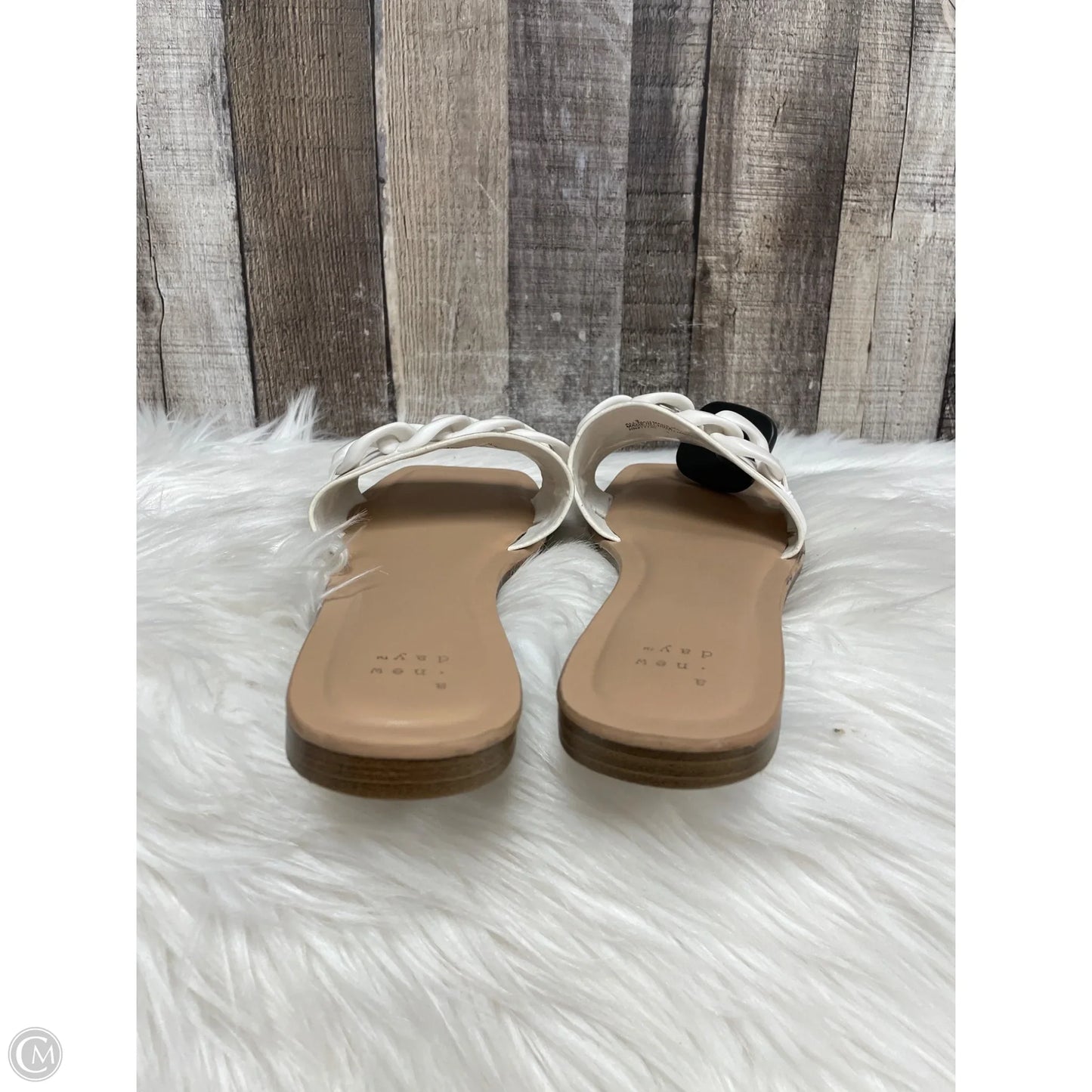 Sandals Flats By A New Day In White, Size: 9