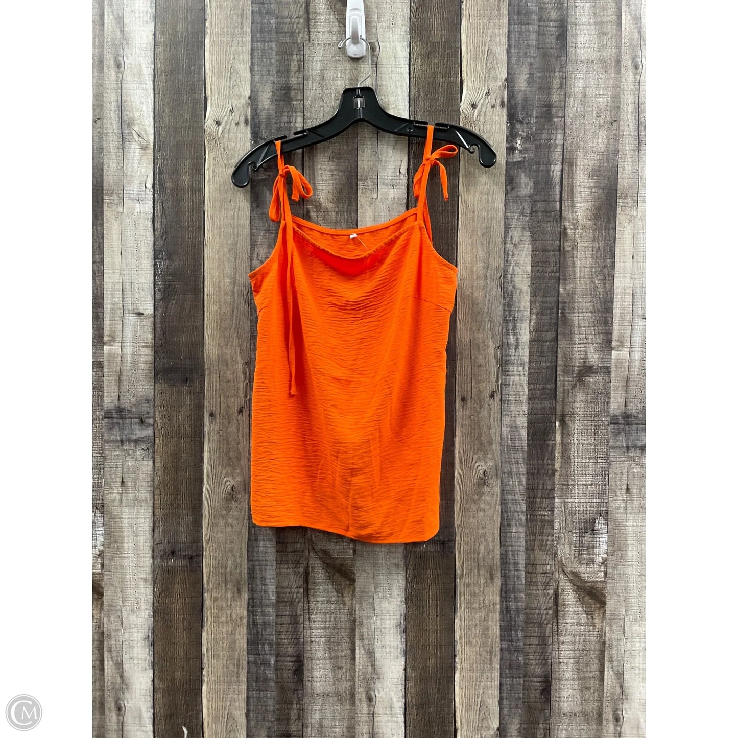 Top Sleeveless By Cmf In Orange, Size: S