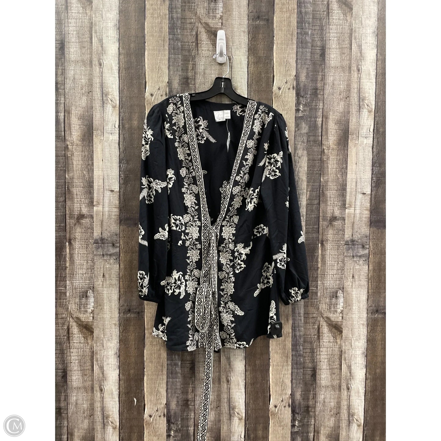 Romper By Japna In Black & White, Size: S
