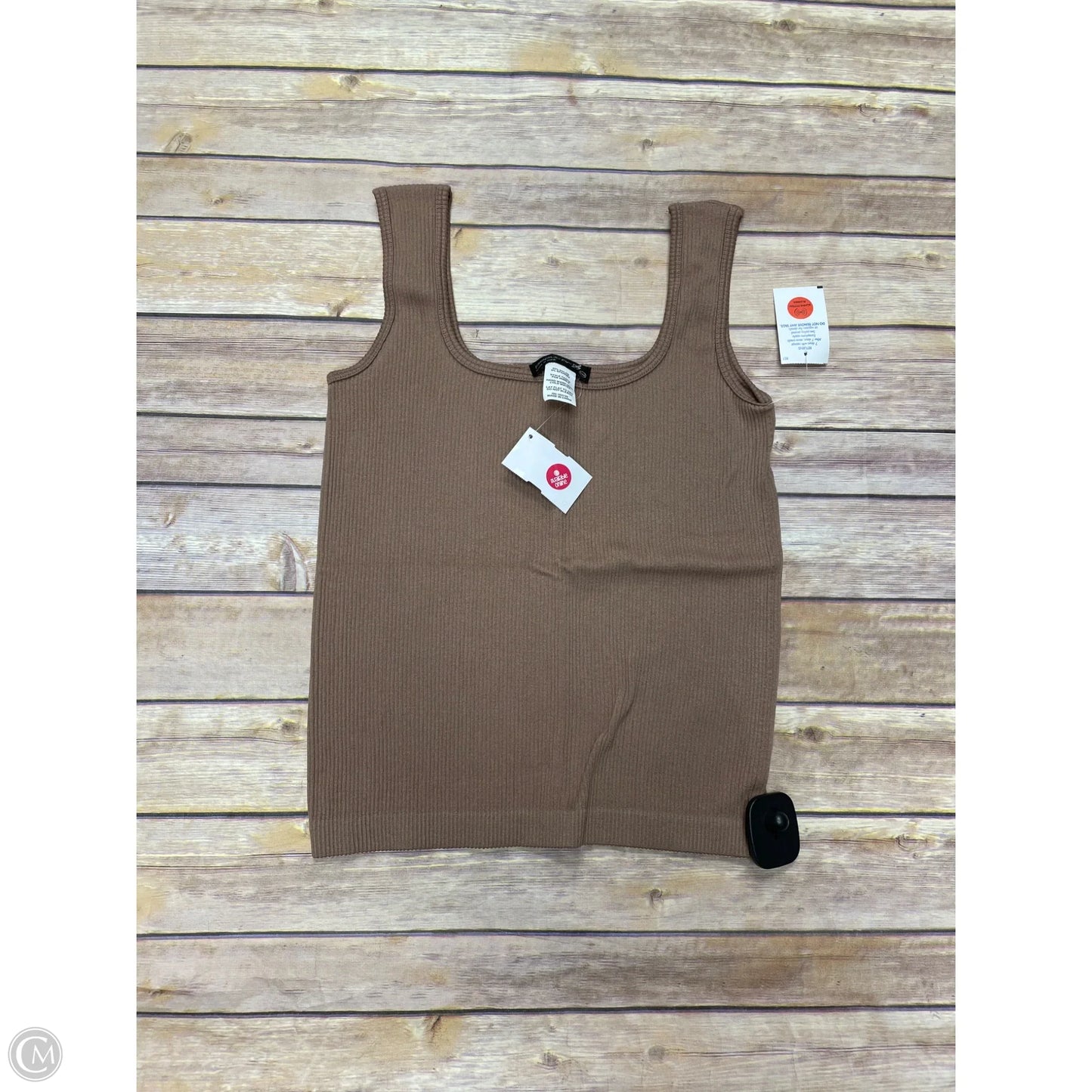 Top Sleeveless Basic By Cme In Brown, Size: S