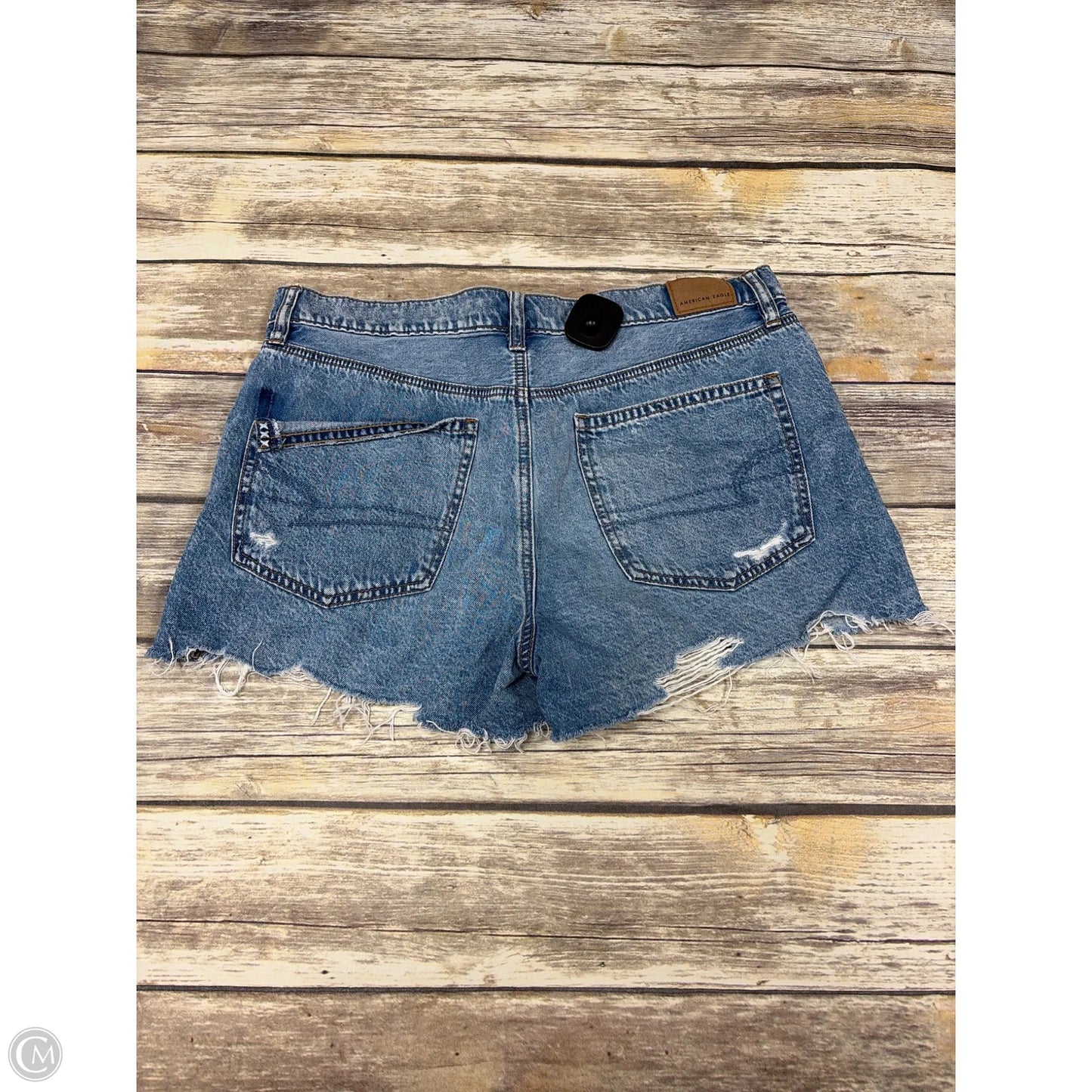 Shorts By American Eagle In Blue Denim, Size: 12