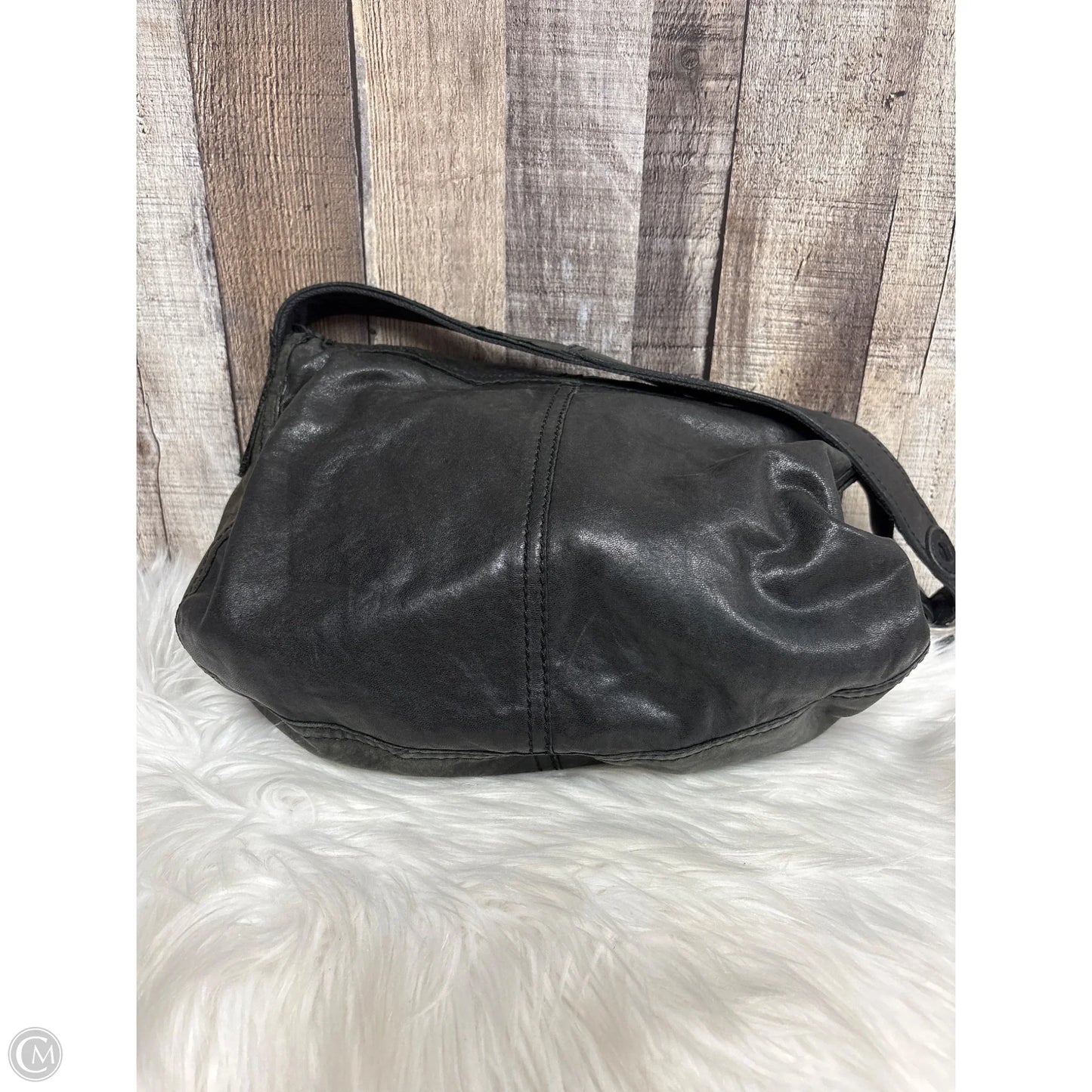 Handbag Leather By Lucky Brand, Size: Medium