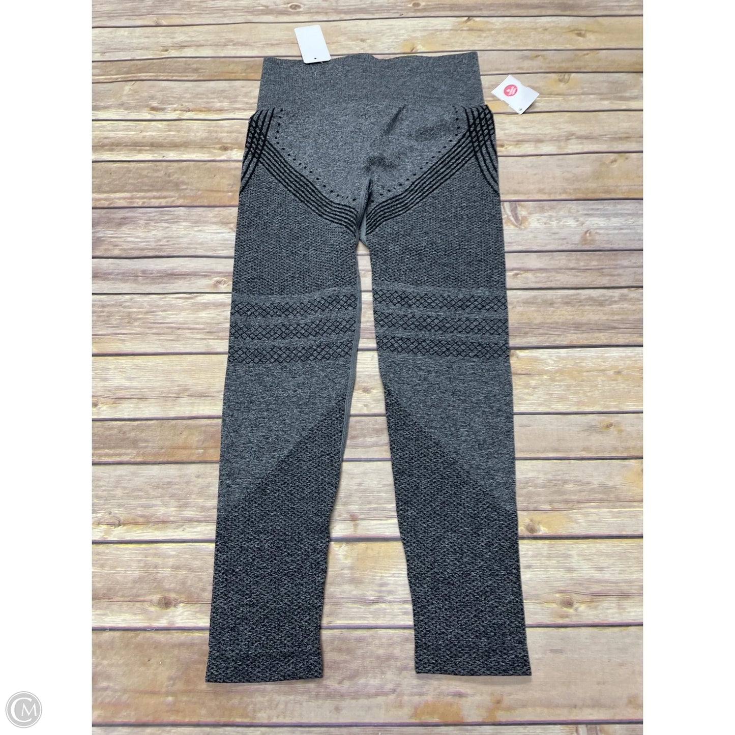 Athletic Leggings By Cme In Grey, Size: M