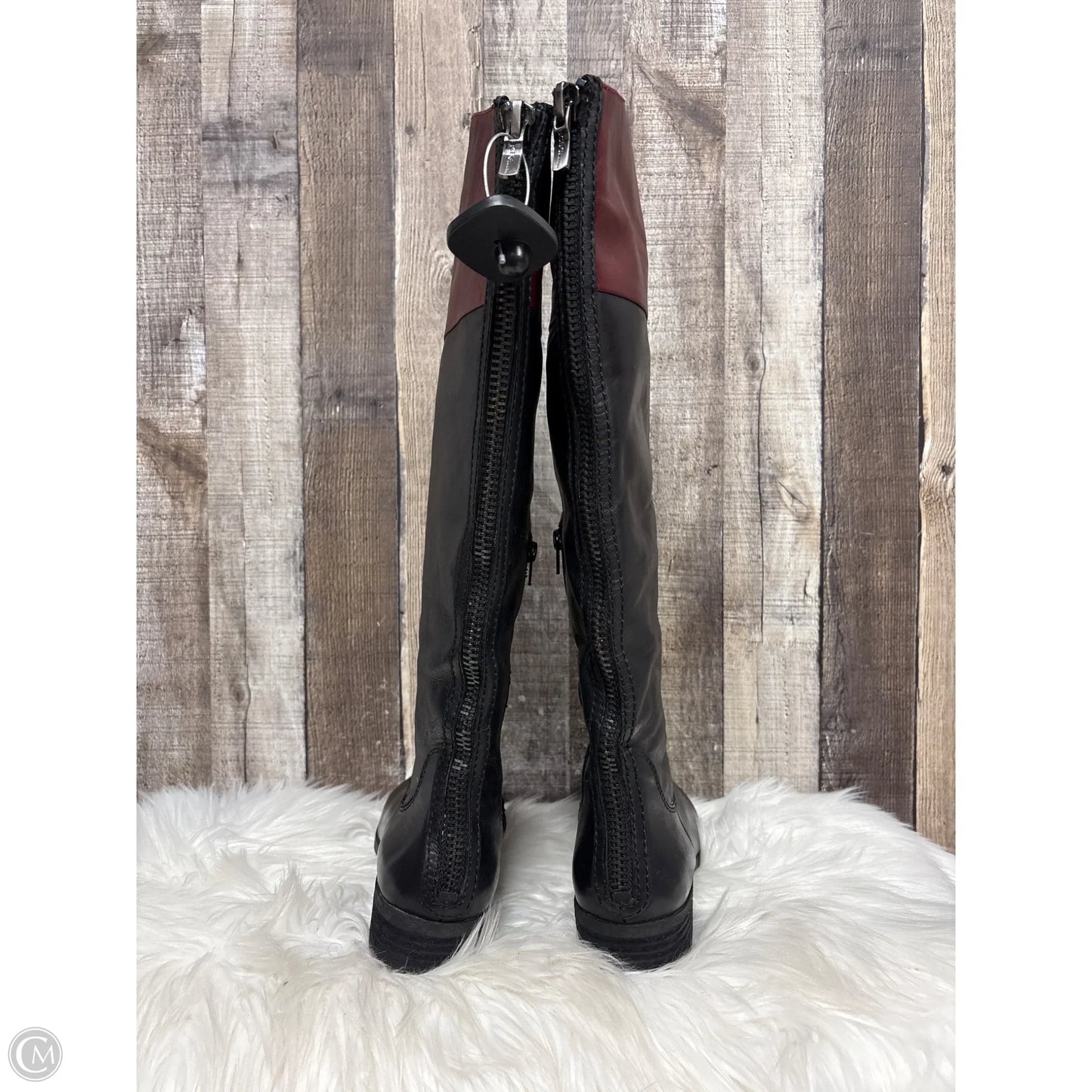 Boots Knee Flats By Bcbgeneration In Black & Brown, Size: 10