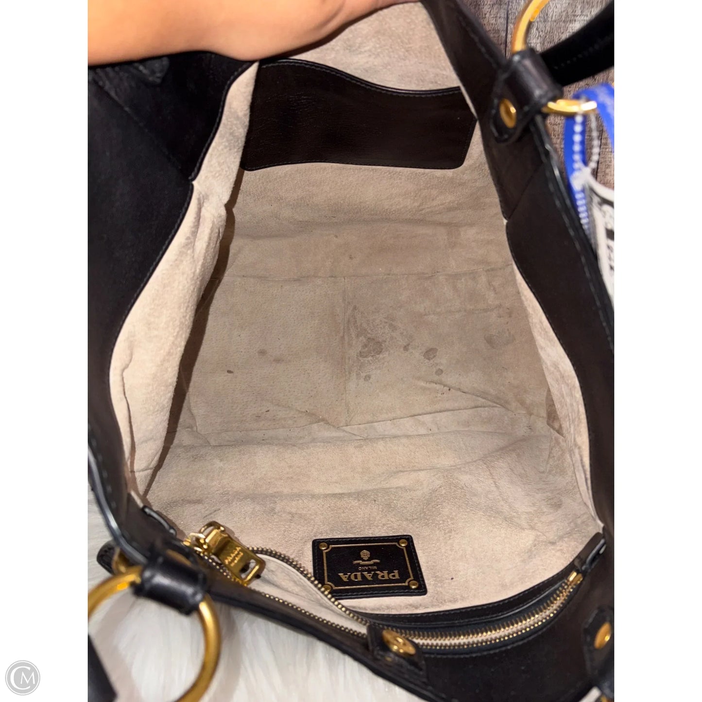 Handbag Luxury Designer By Prada, Size: Large