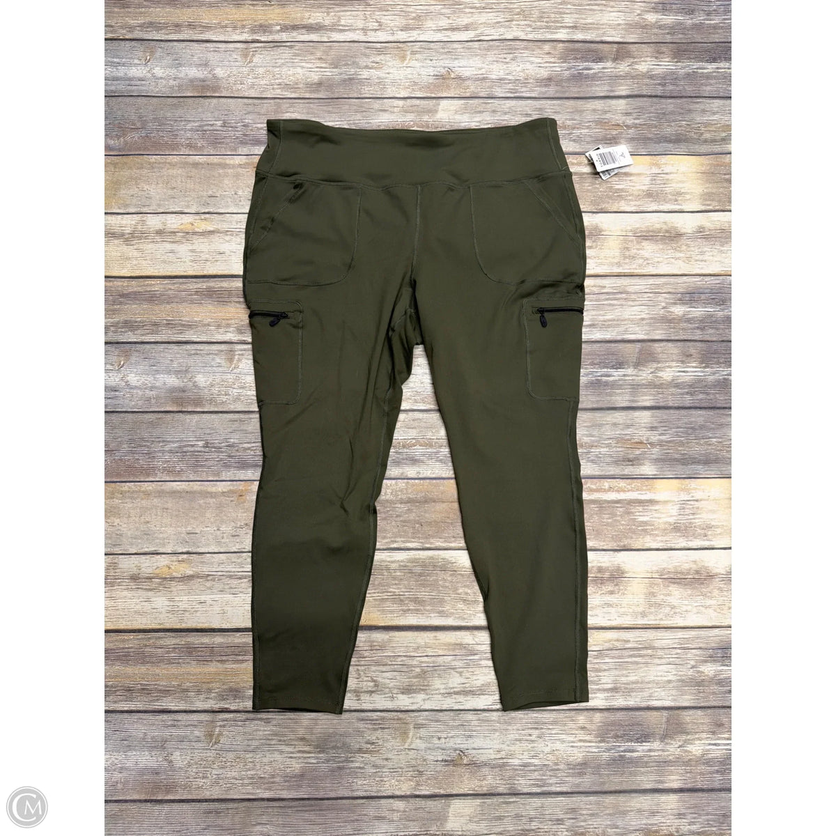 Athletic Leggings By Torrid In Green, Size: 3x