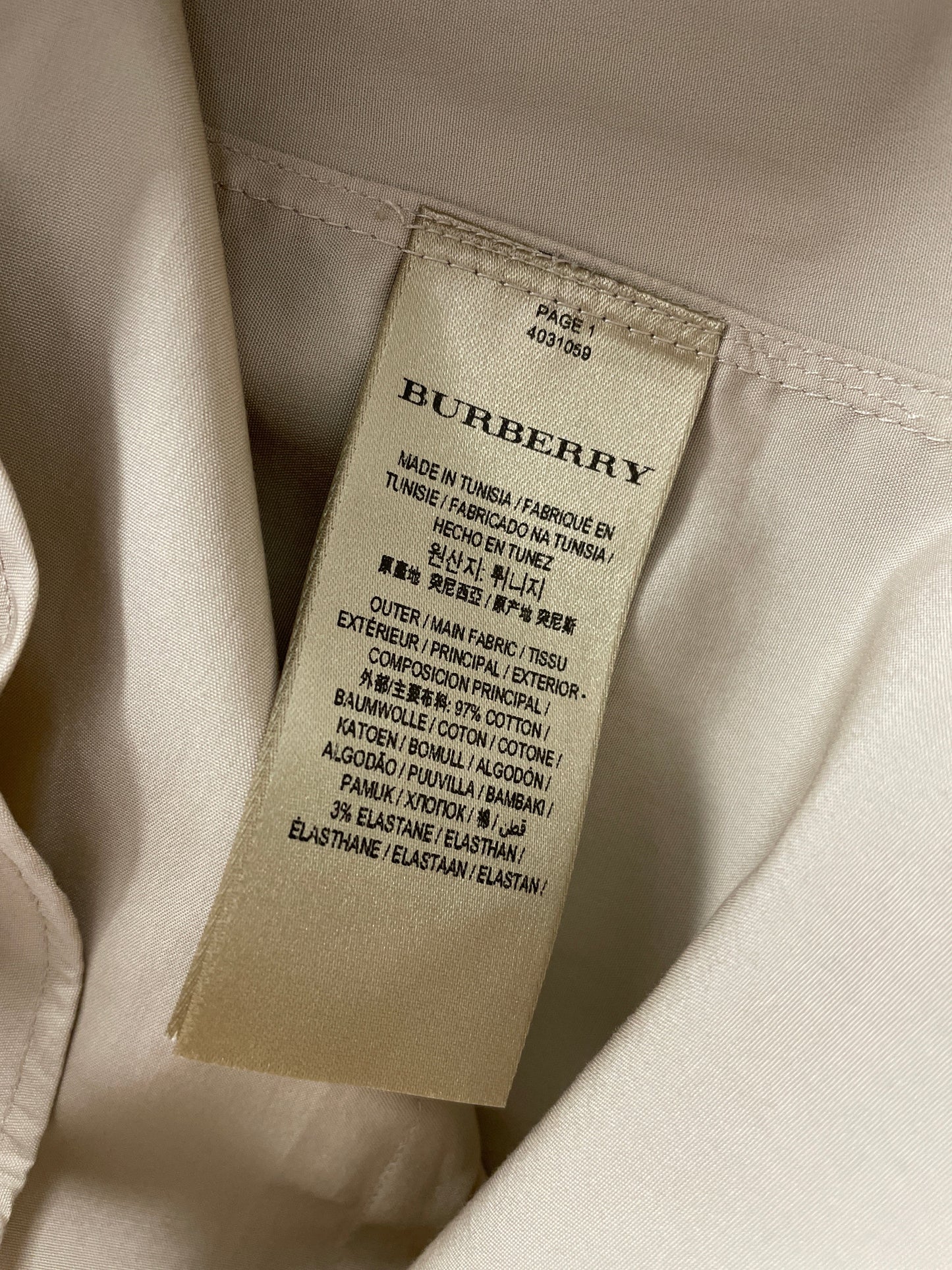 Top Long Sleeve Luxury Designer By Burberry  Size: Xs