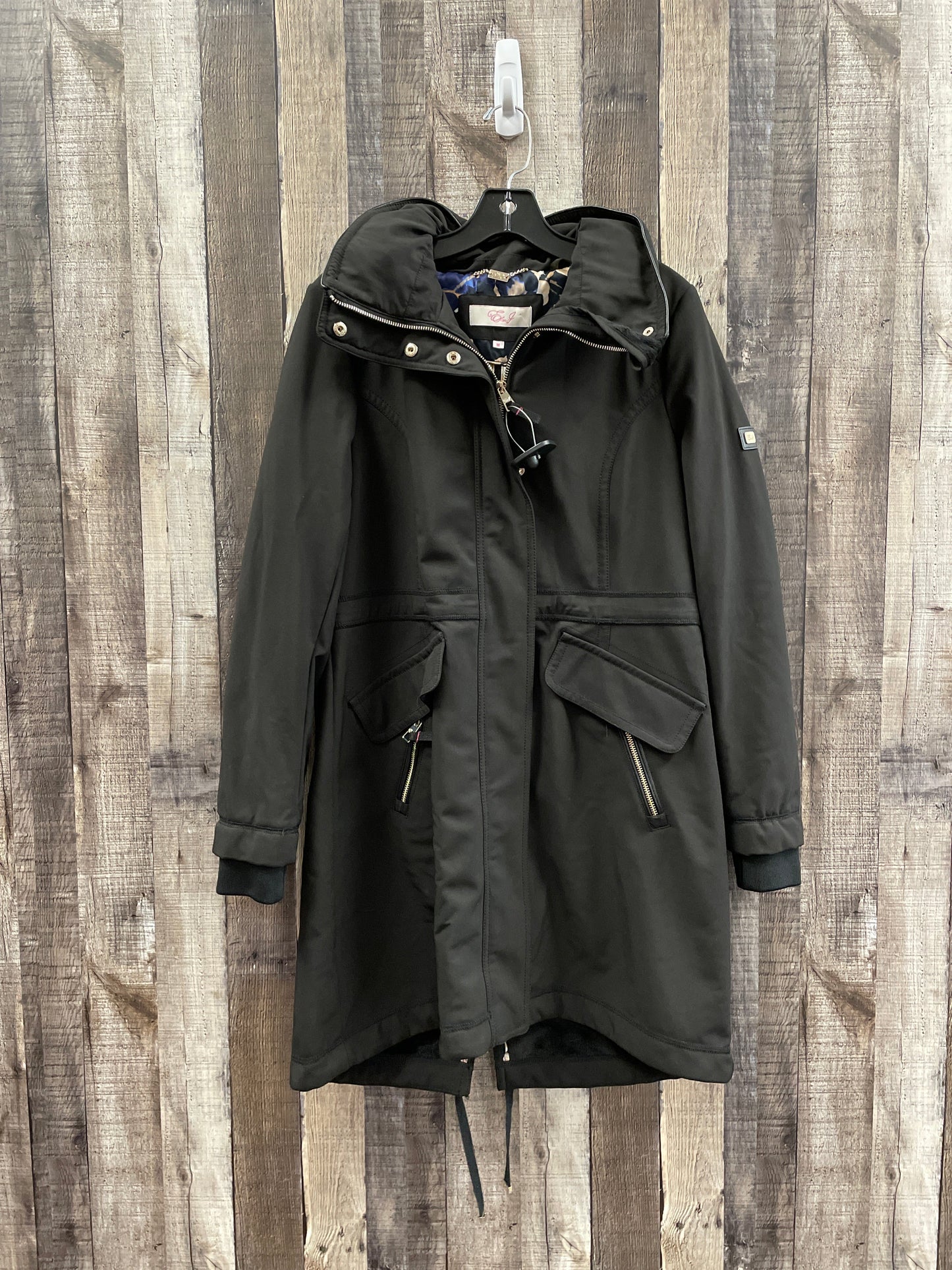 Black Coat Parka Eliza J, Size M