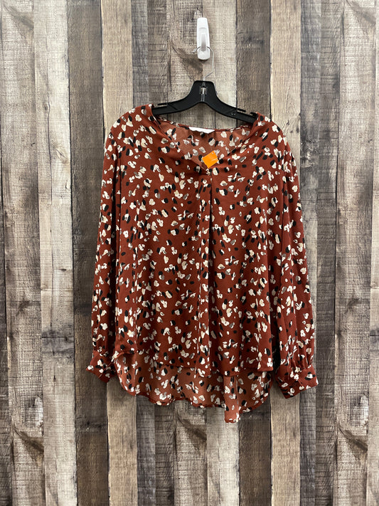 Blouse Long Sleeve By Lush  Size: 1x